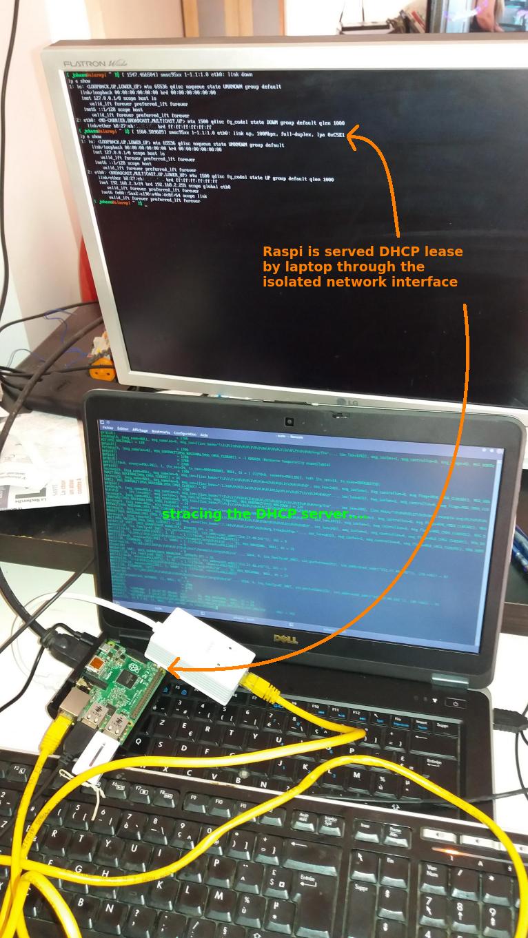 raspi_is_DHCPed_by_laptop